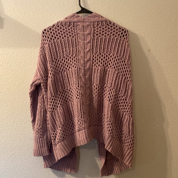 Terra & Sky knitted purple cardigan size 0X (14W) - Picture 5 of 5